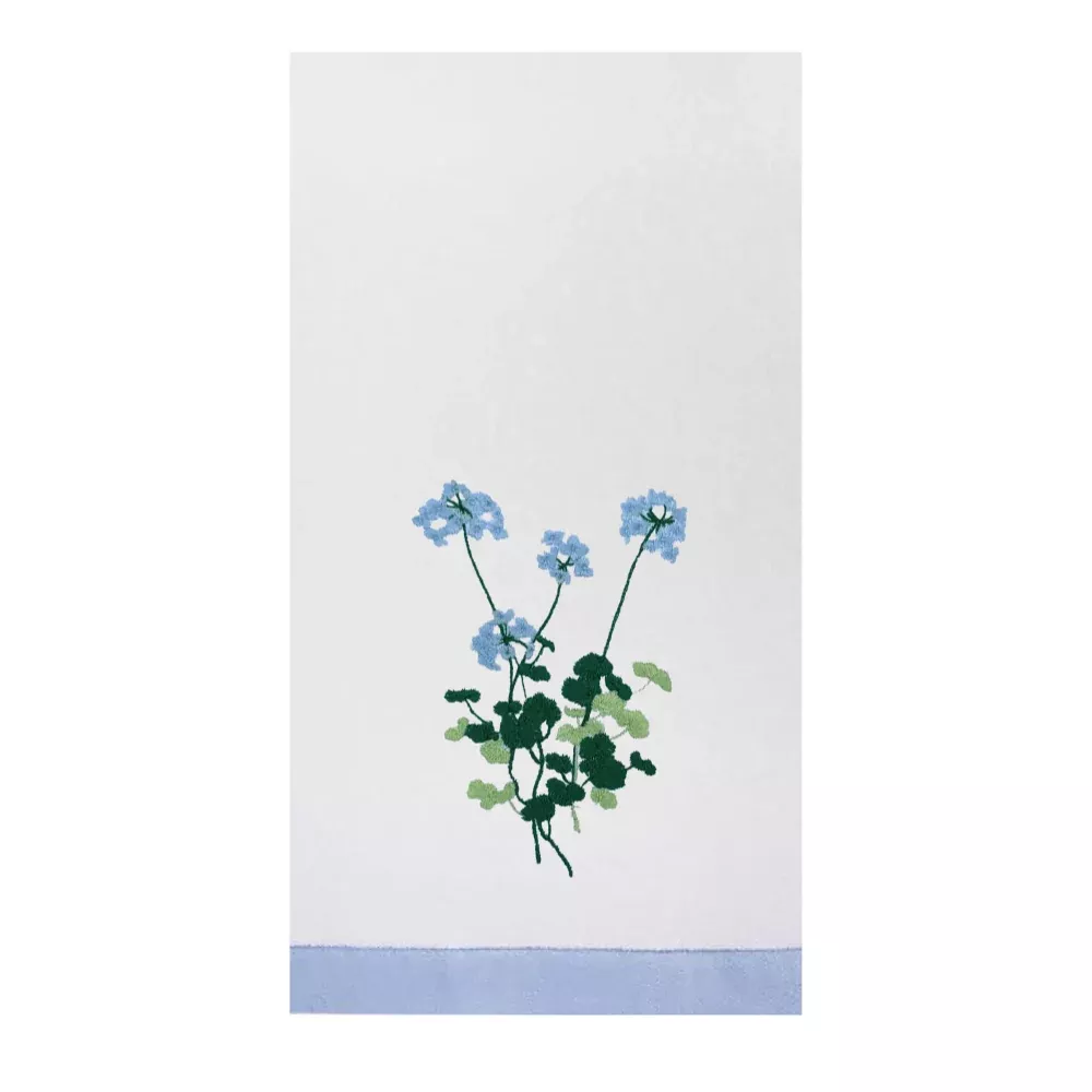 Geranium Terry Cloth Hand Towel
