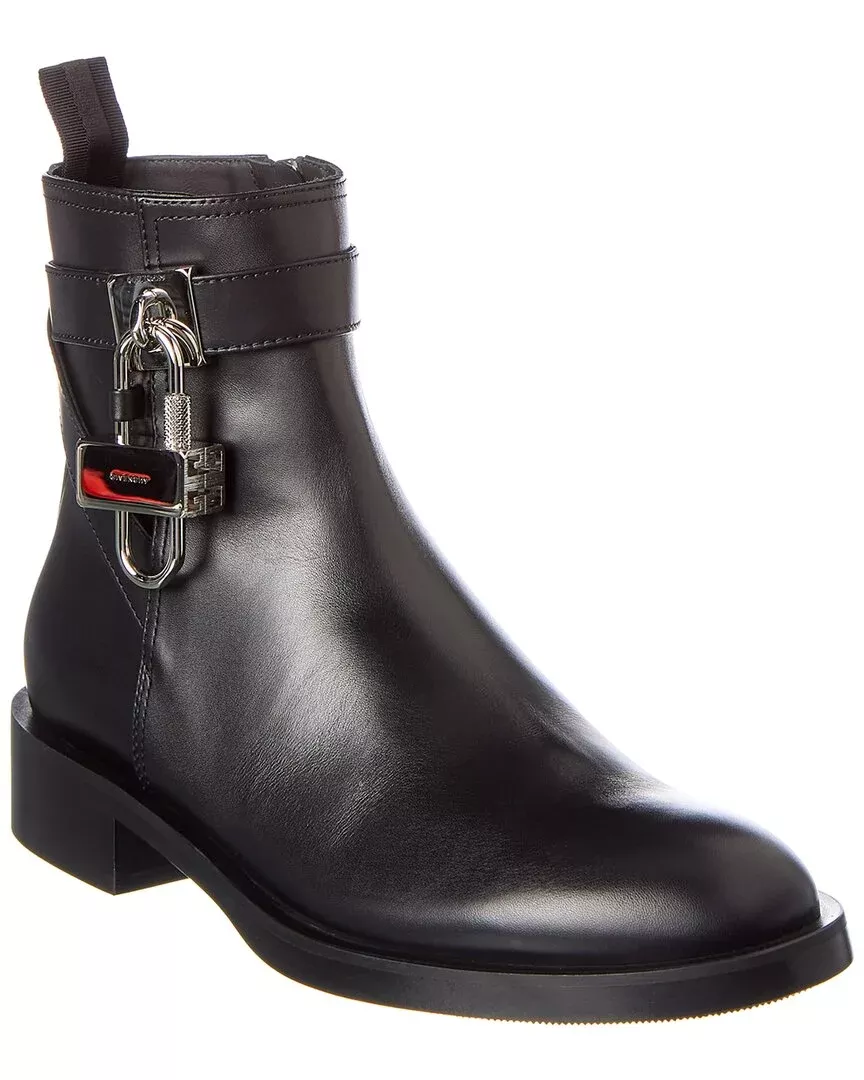 Givenchy Lock Leather Bootie