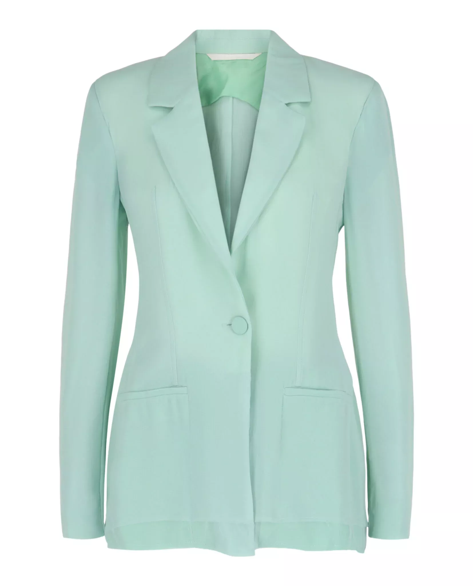 Givenchy Womens Single-Breasted Sheer Silk Blazer