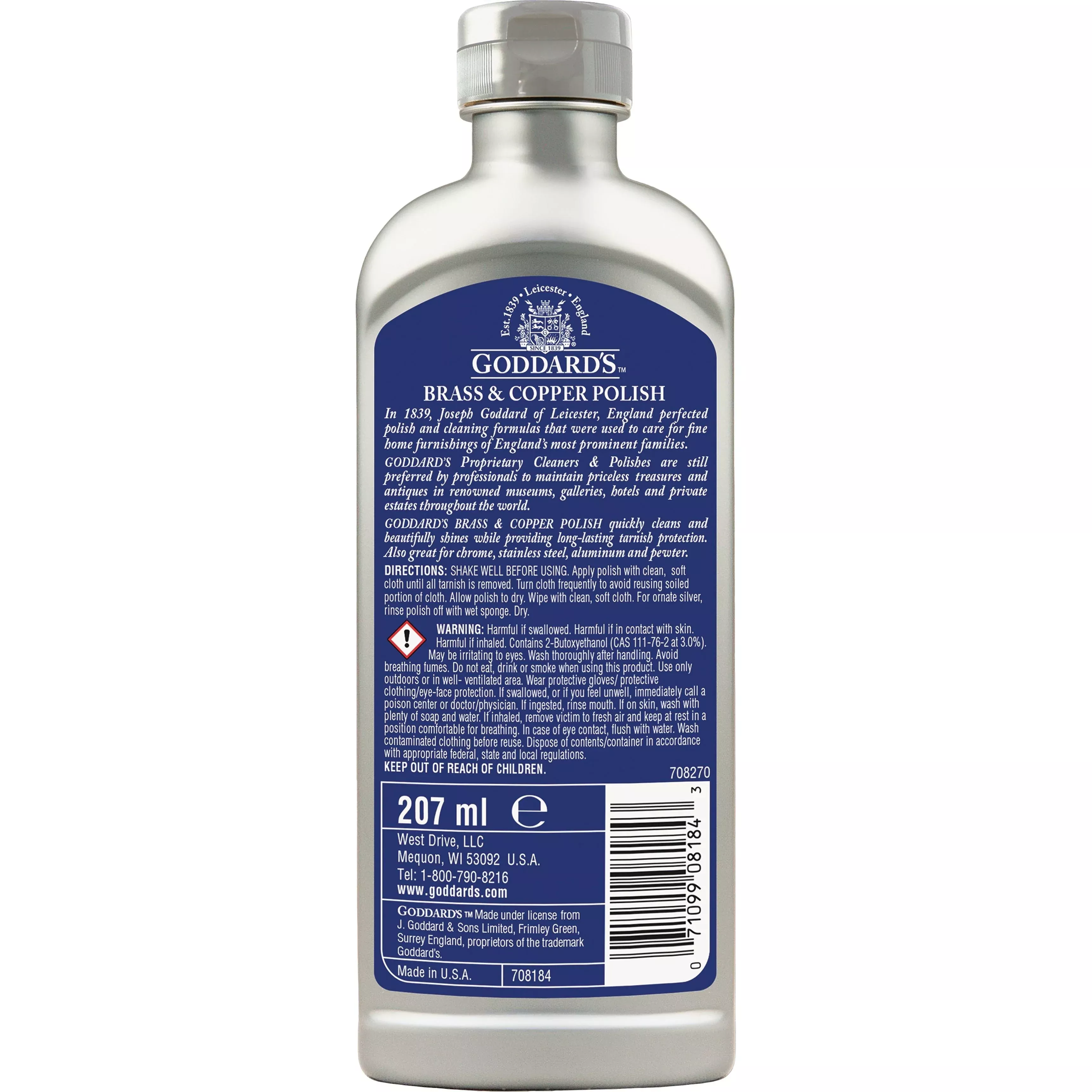 Goddard's Brass & Copper Polish 7 Oz