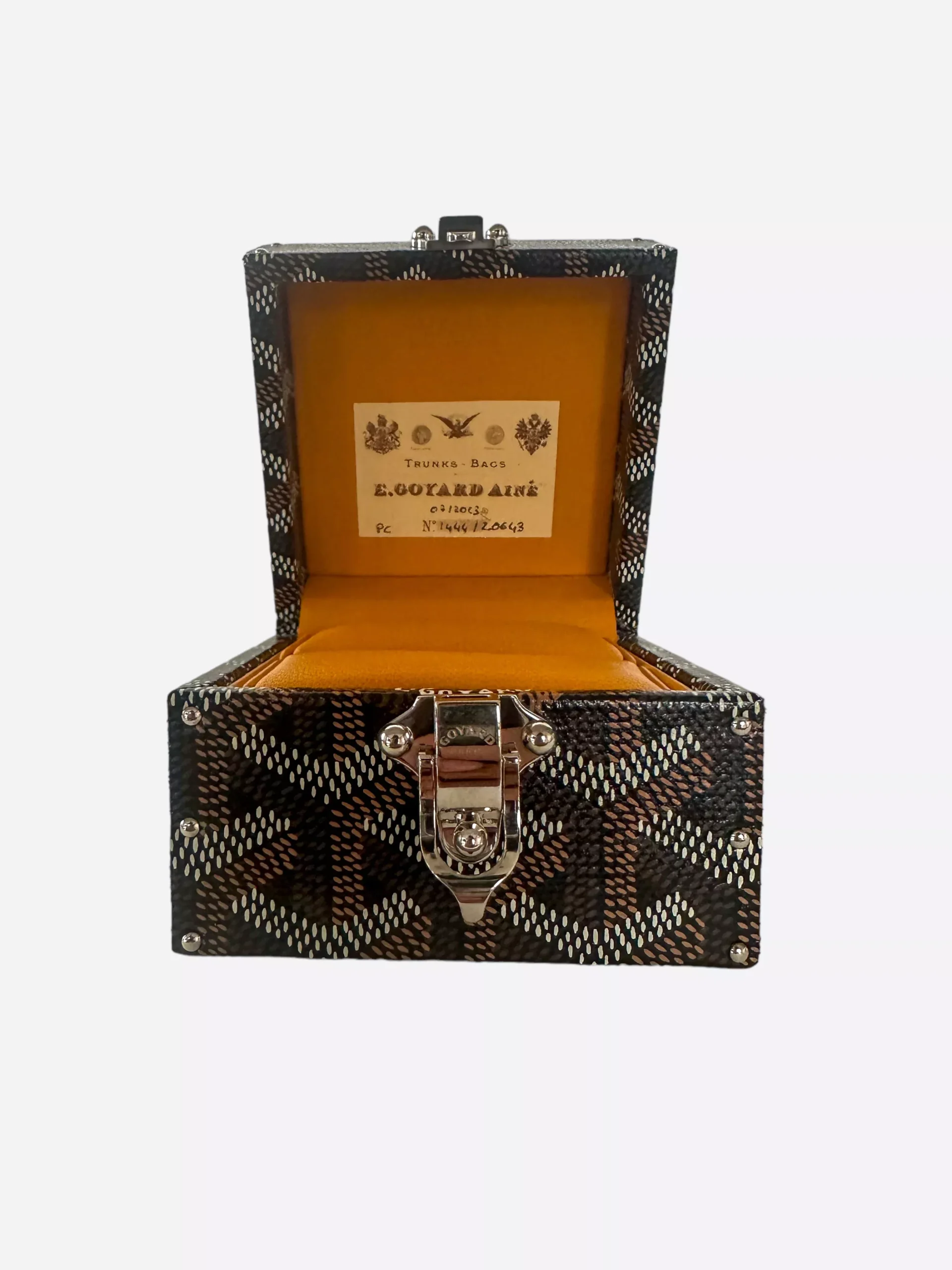 Goyard Black Regence Ring Trunk