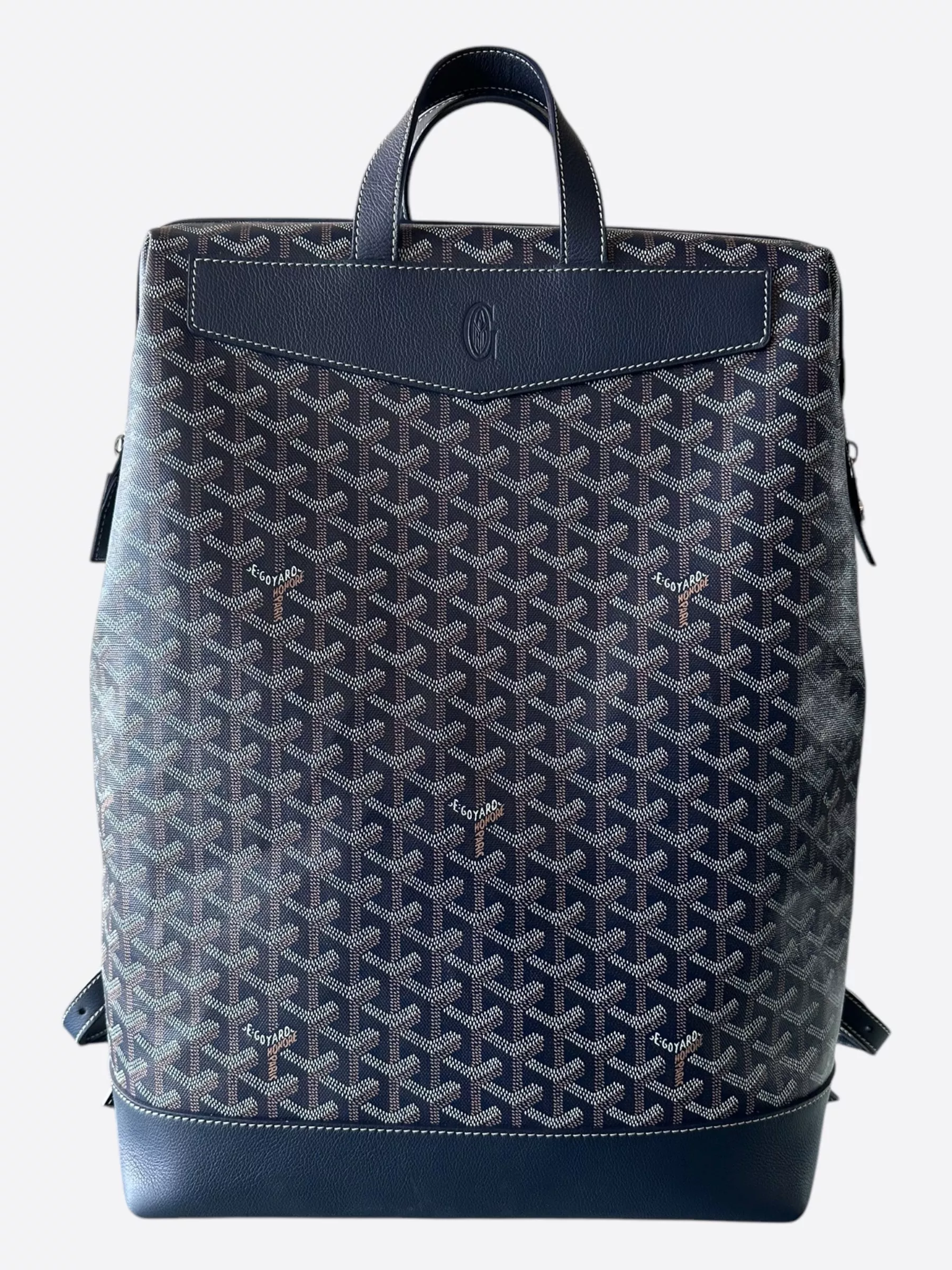 Goyard Navy Cisalpin Backpack