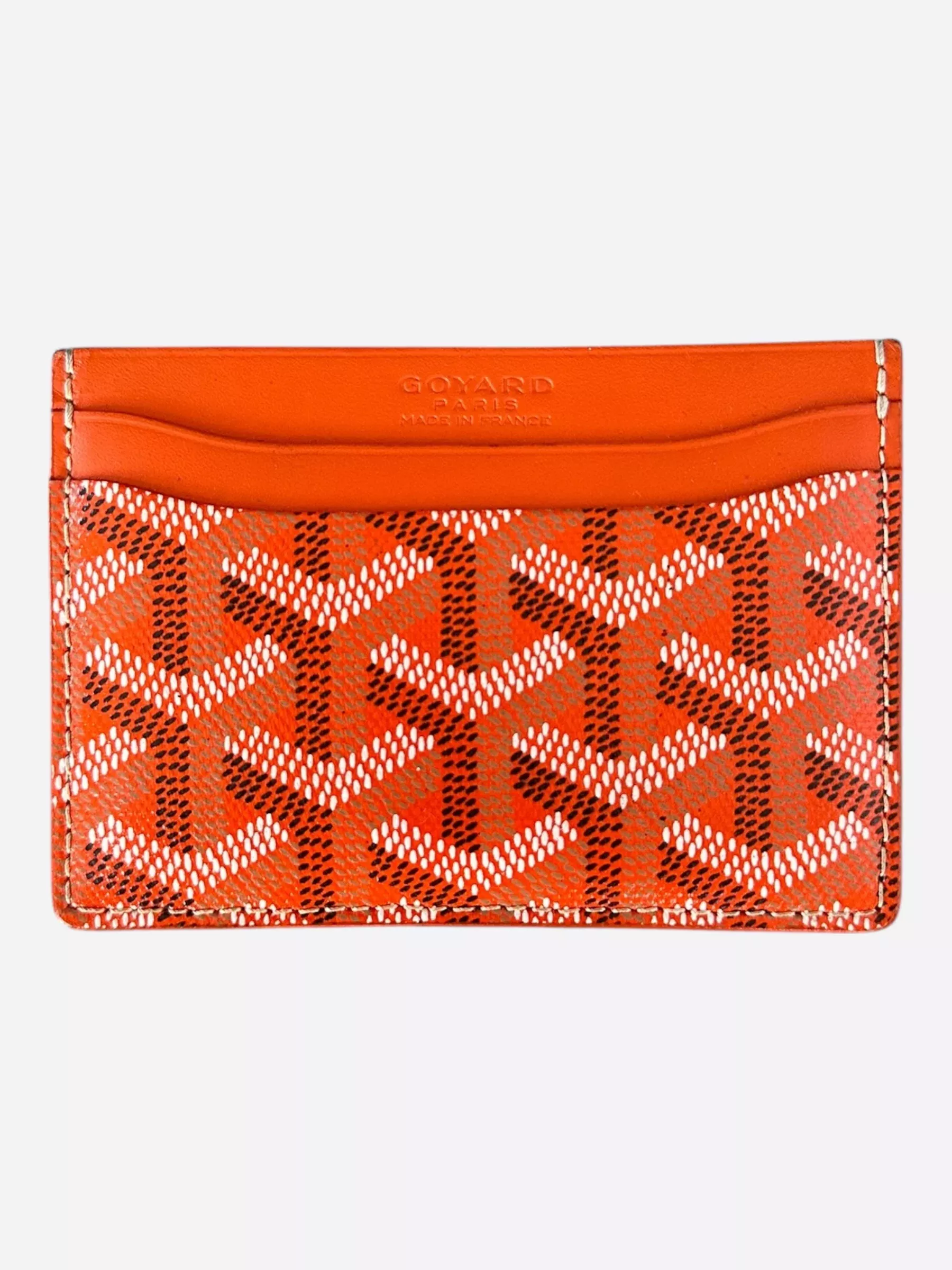 Goyard Orange Saint Sulpice Card Holder