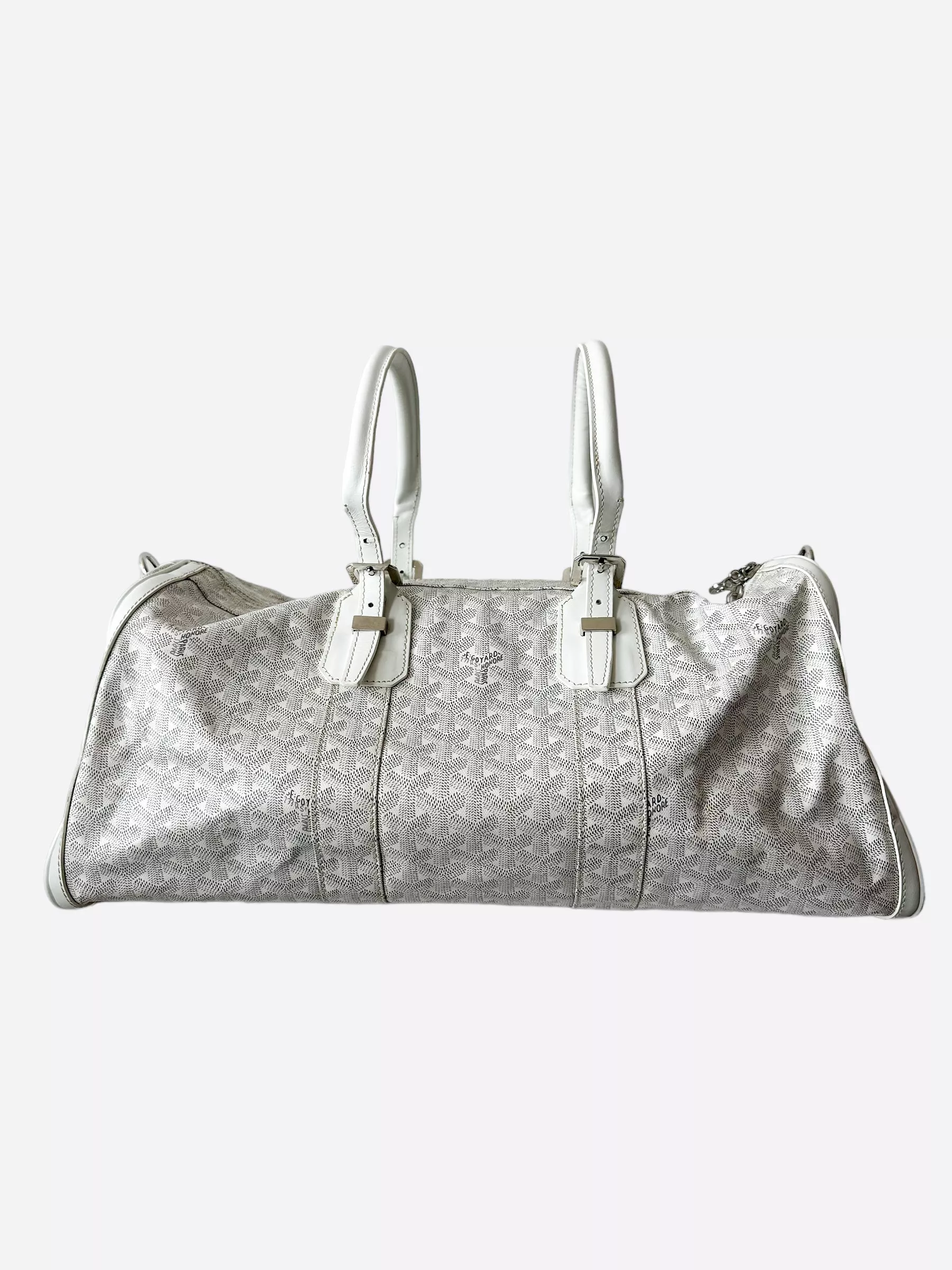 Goyard White Croisiere 45