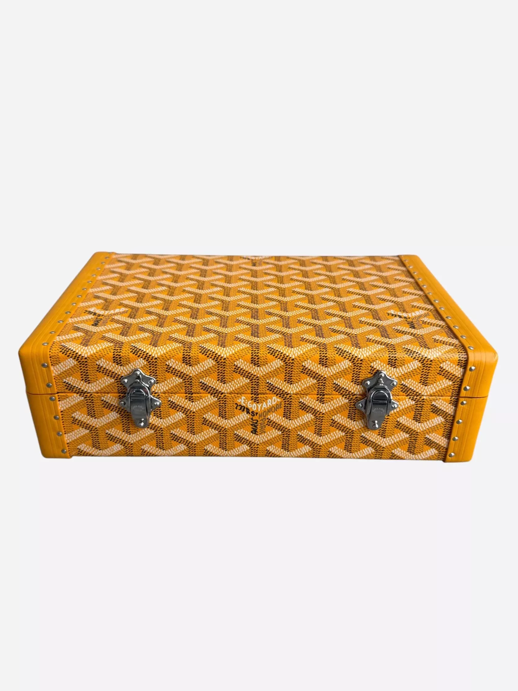 Goyard Yellow Vendome Jewellery Case