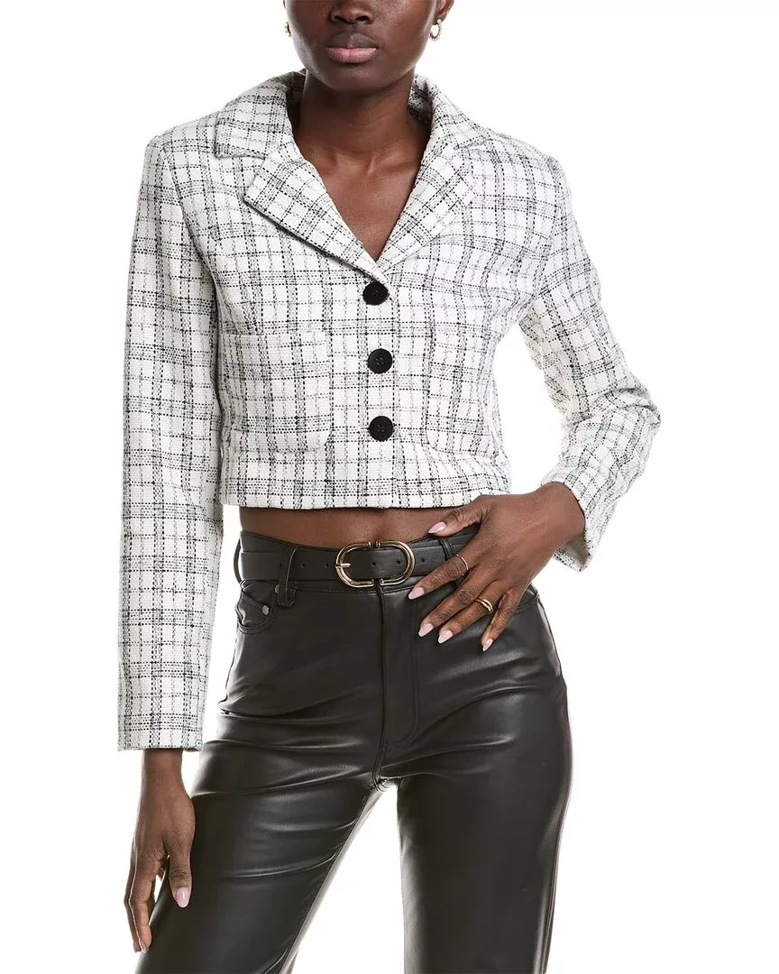 Gracia Crop Tweed Jacket