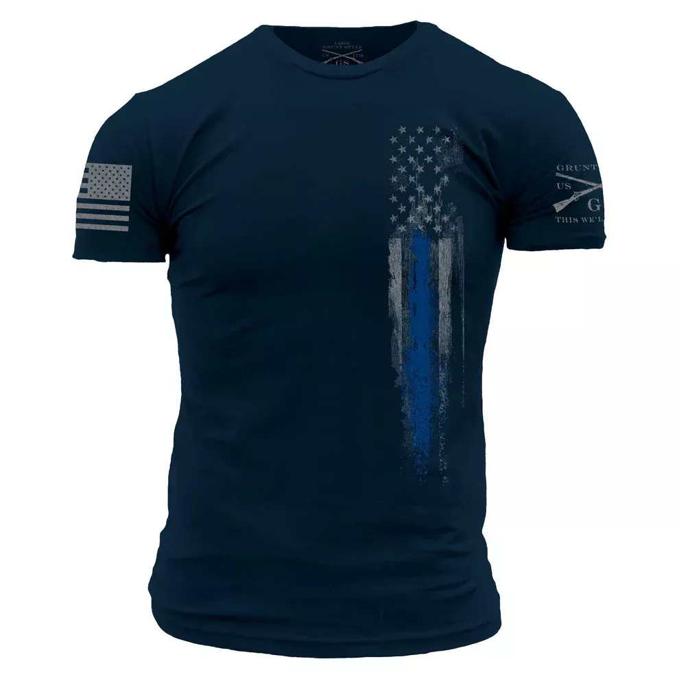 Grunt Style - Blue Line Flag