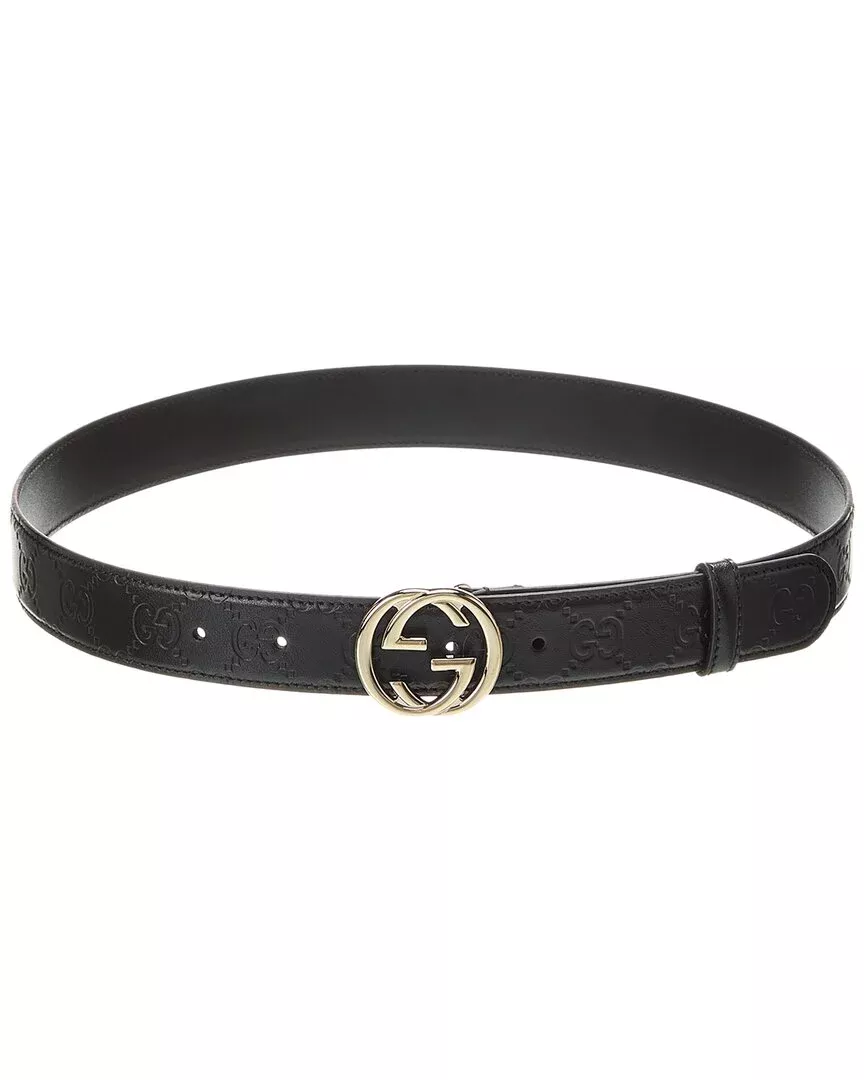 Gucci Interlocking G Leather Belt