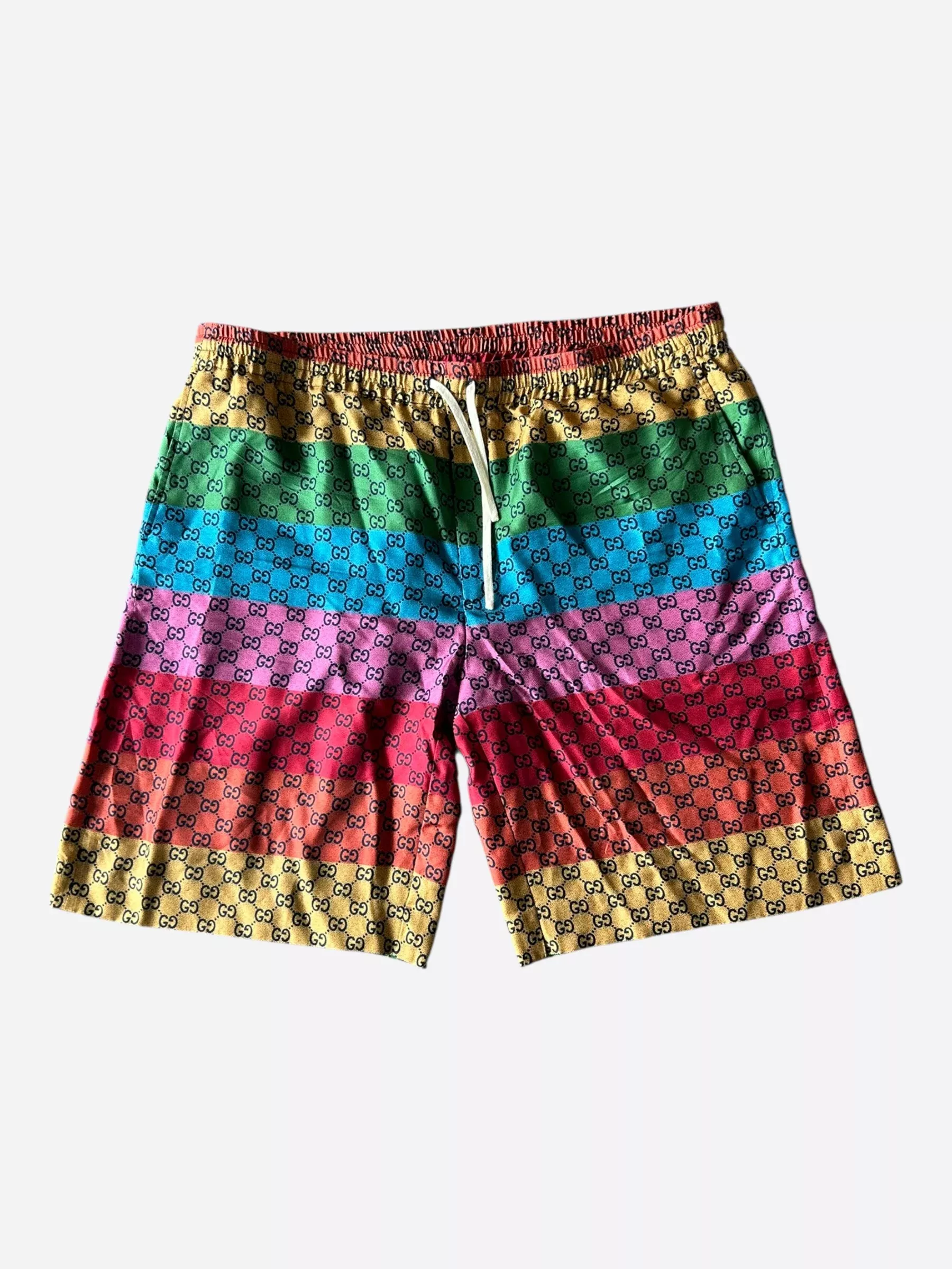 Gucci Multicolor GG Monogram Shorts
