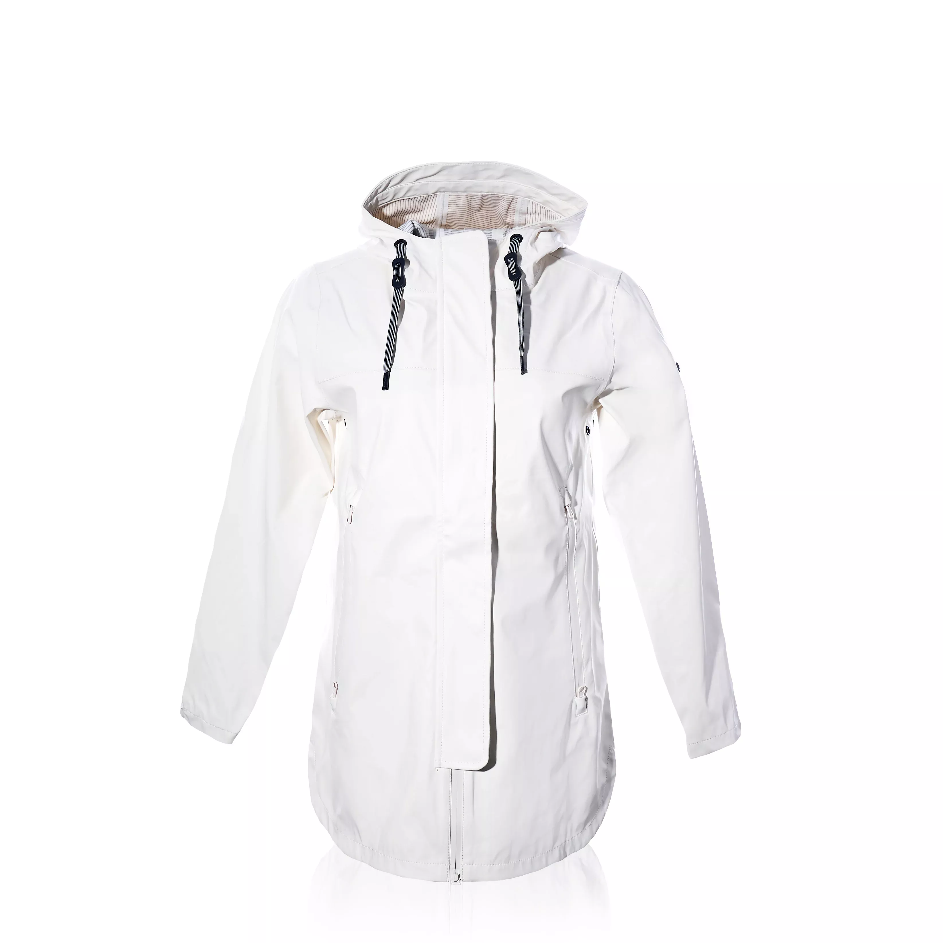 Harborside Waterproof Raincoat - White