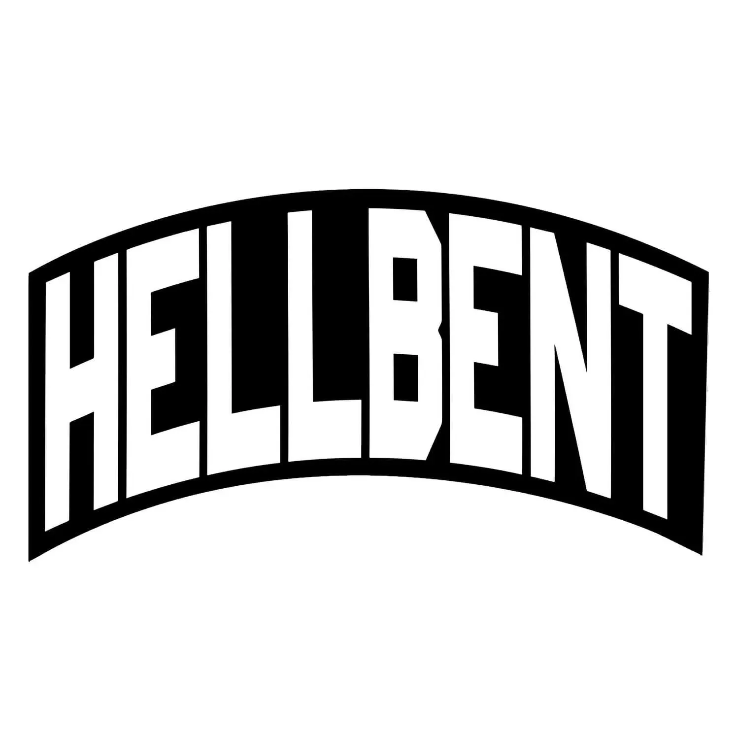Hellbent Arched Decal
