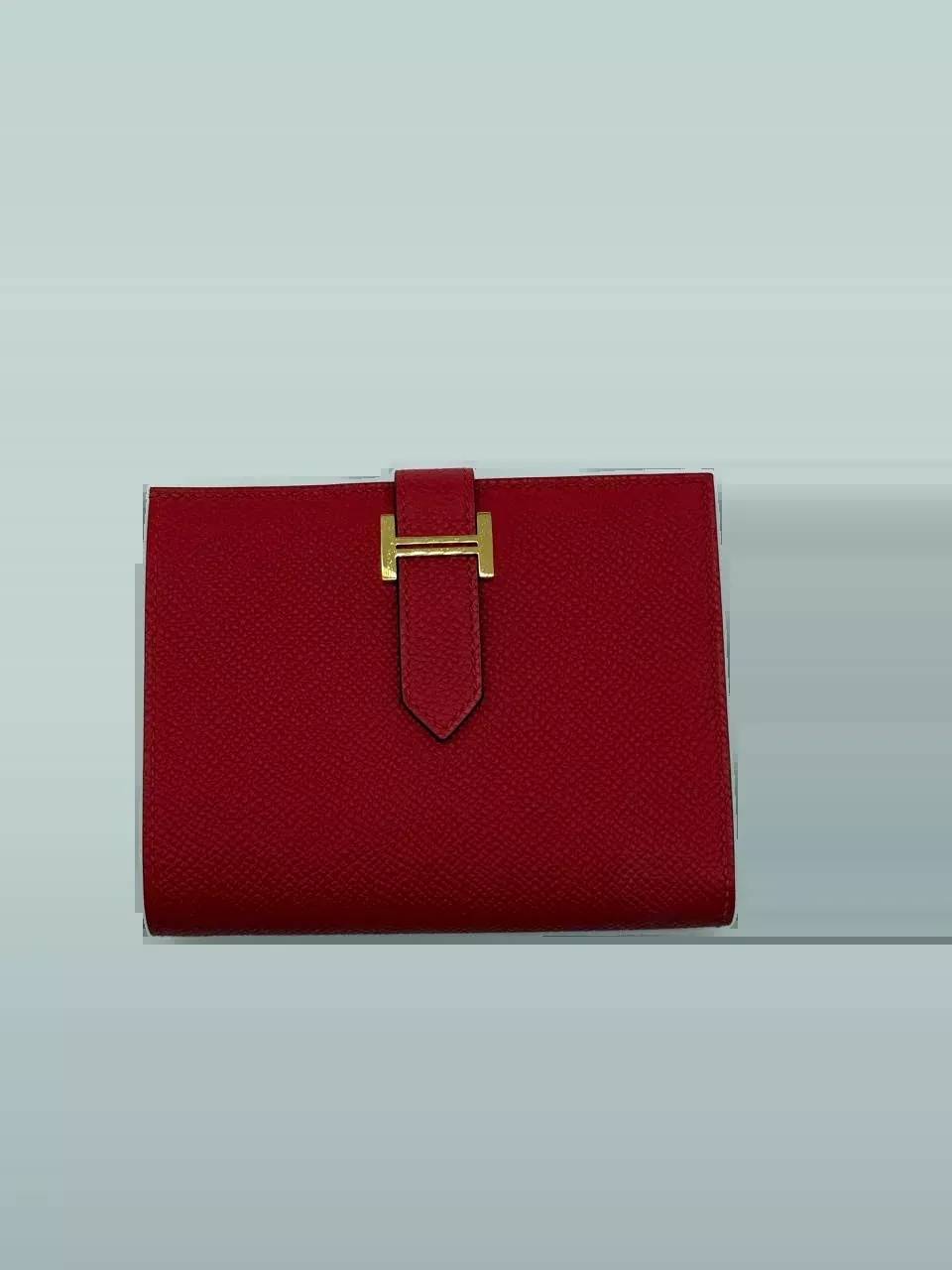 Hermès Bearn Compact Wallet Rouge