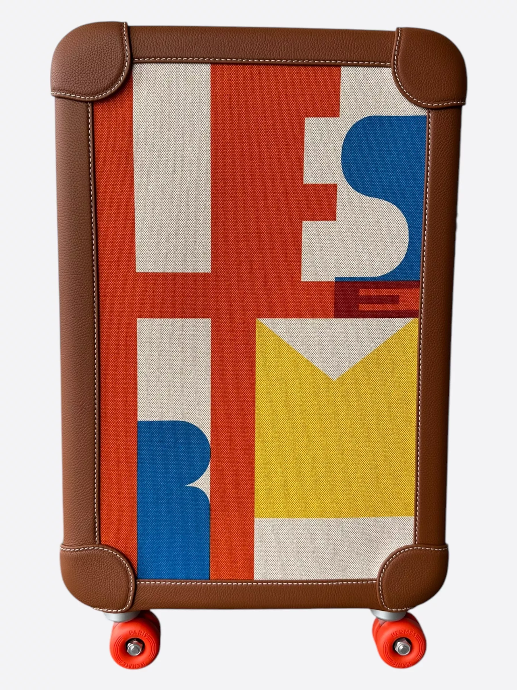 Hermes Brown & Multicolor RMS Cabin Suitcase