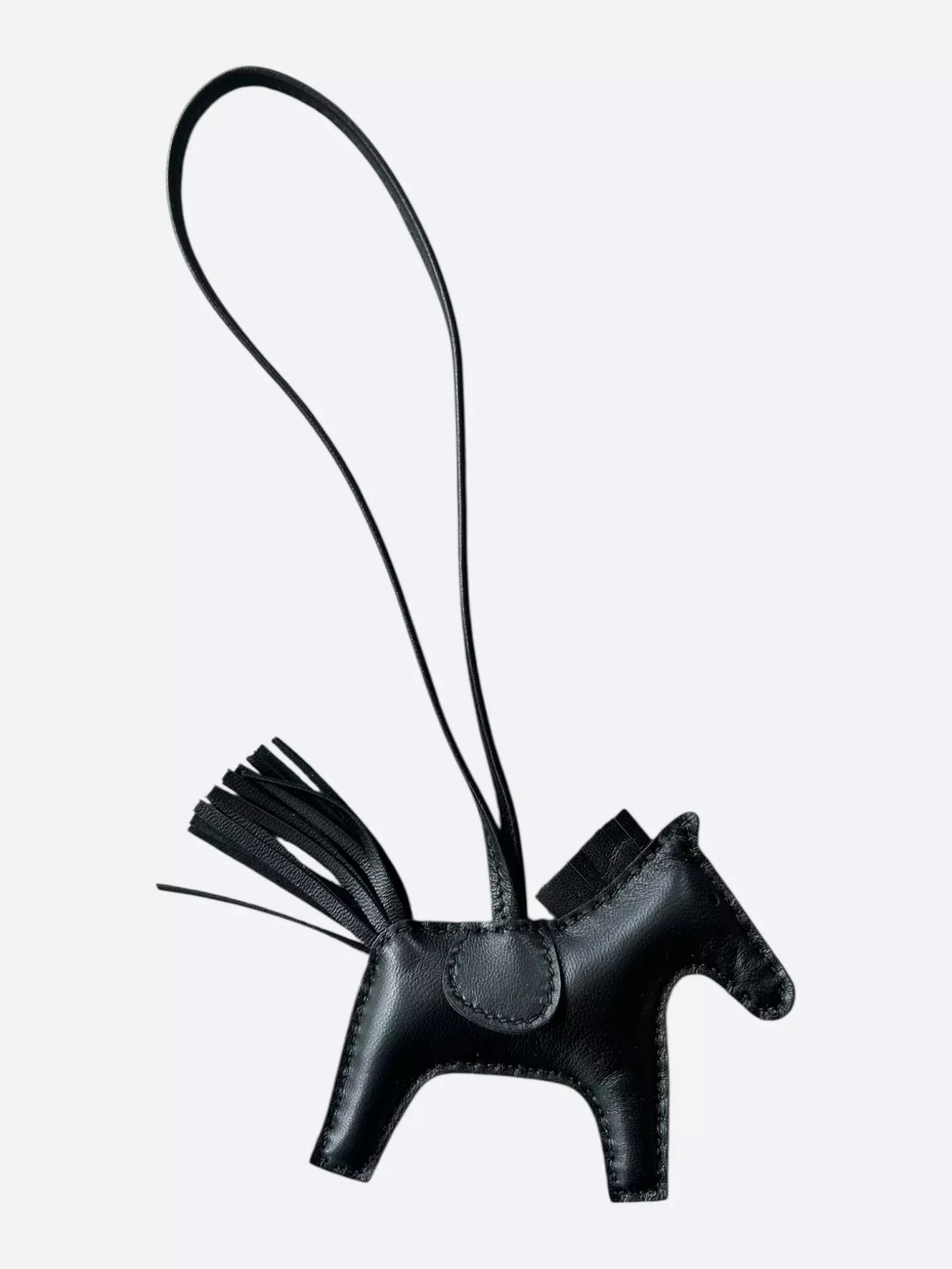 Hermes So Black Rodeo Bag Charm PM