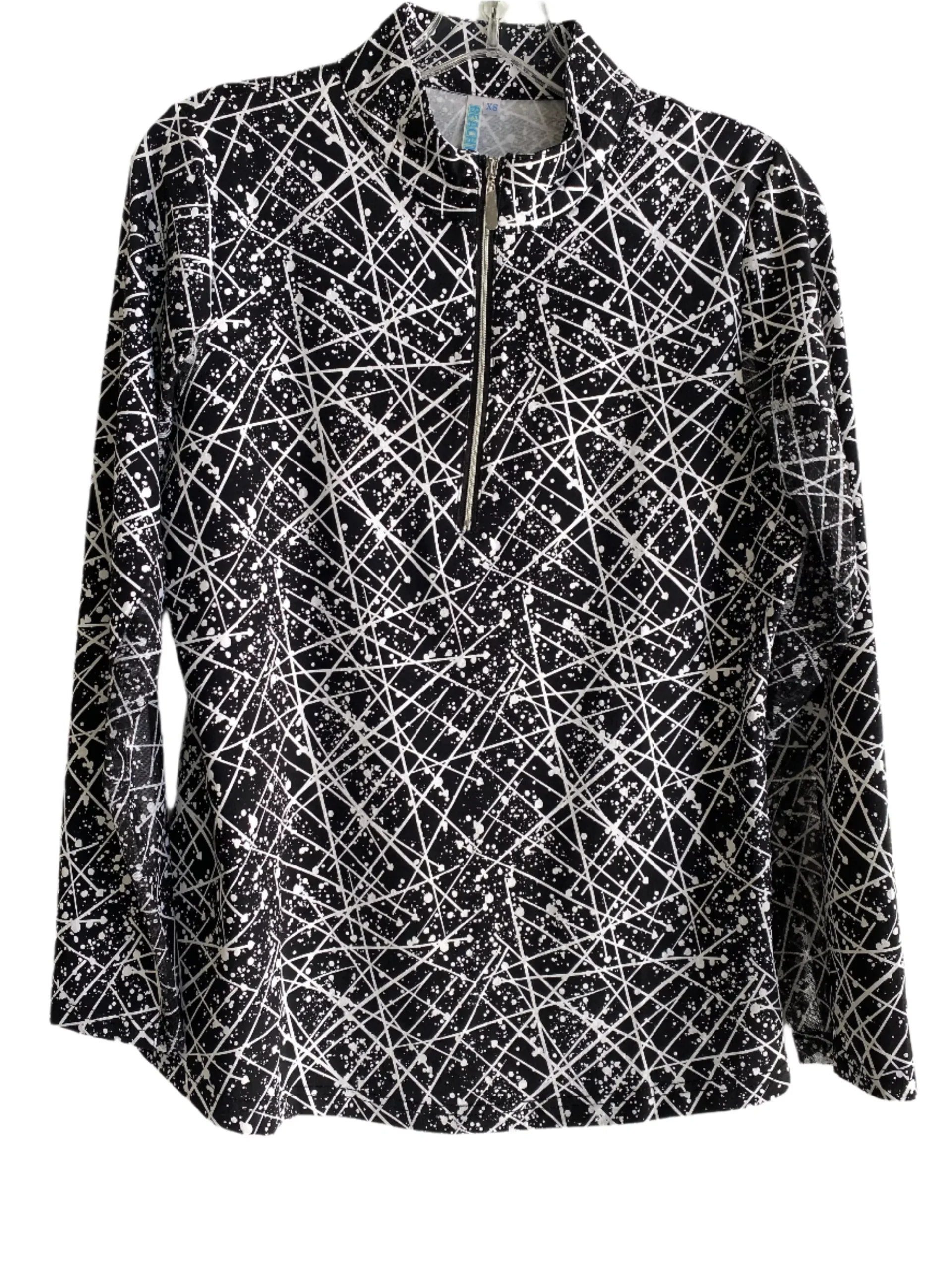 High Neck Zip Pullover-LBWH