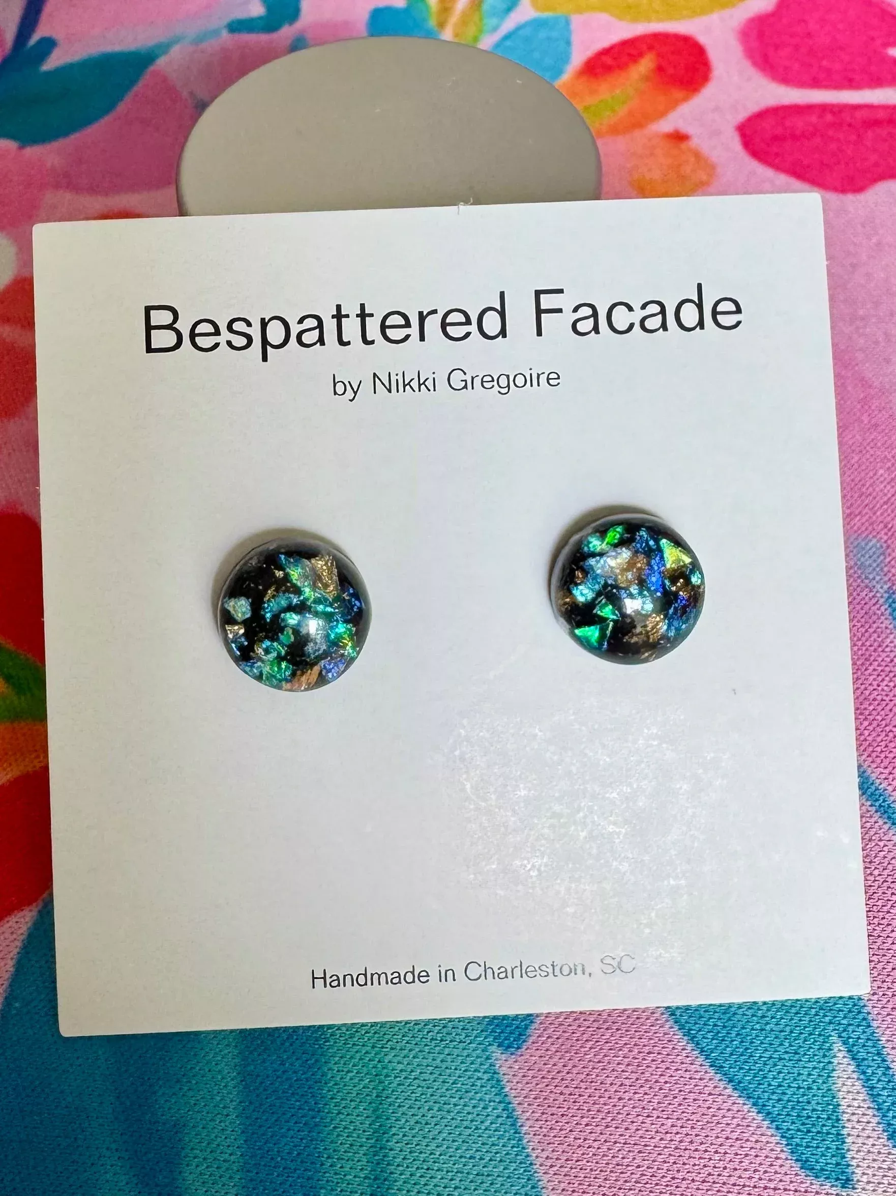 Holographic Stud Earrings