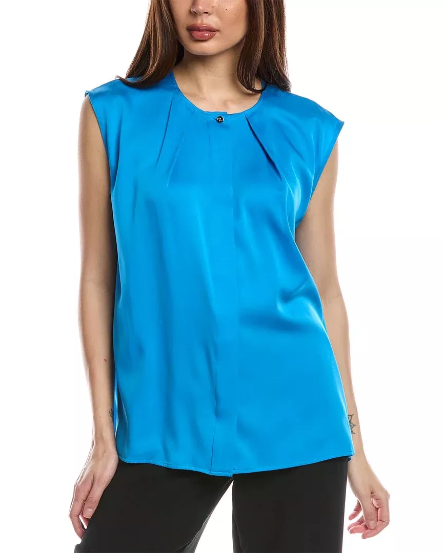 Hugo Boss Bielli Silk-Blend Blouse