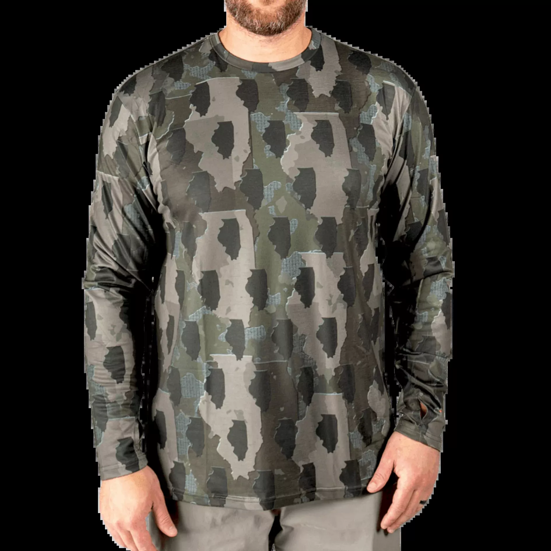 Illinois Camo Long Sleeve