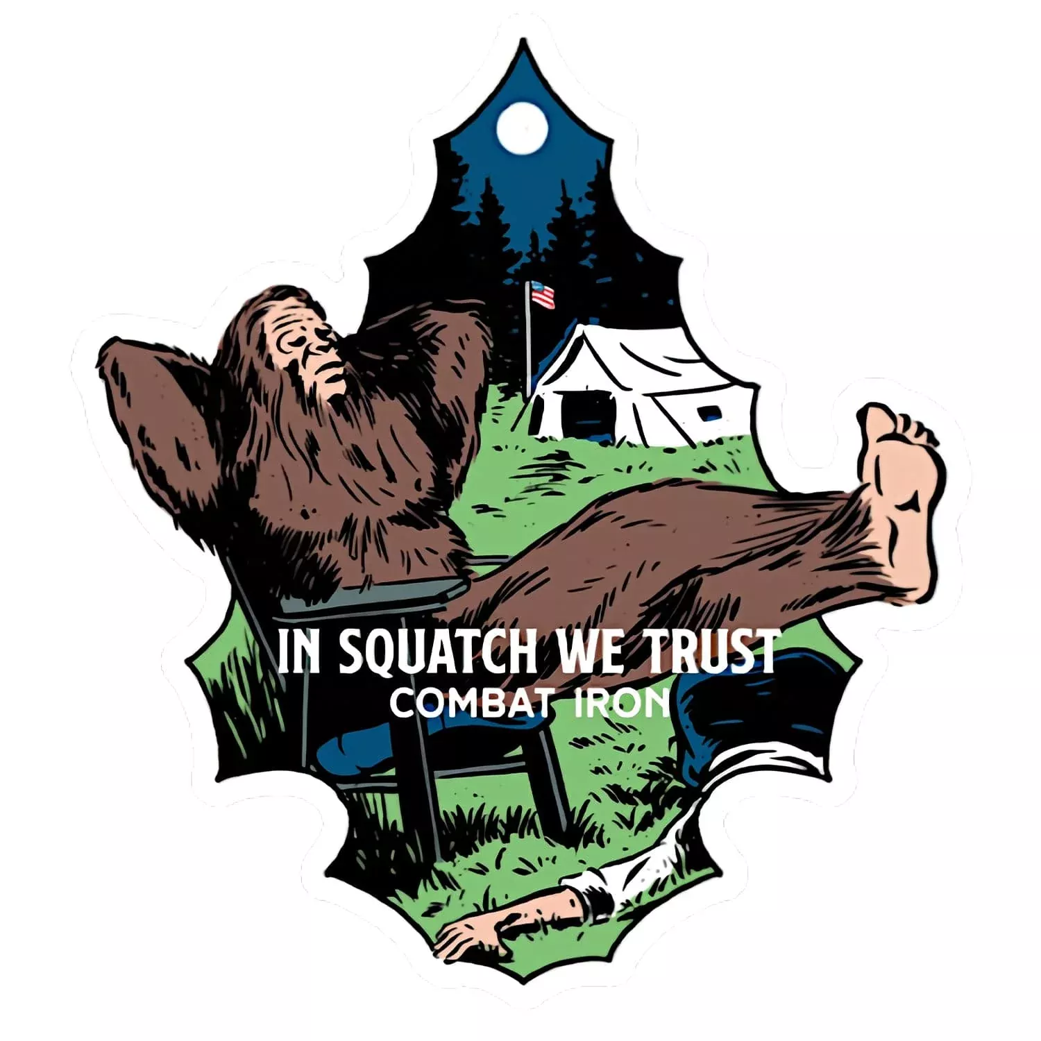 In Squatch We Trust Decal