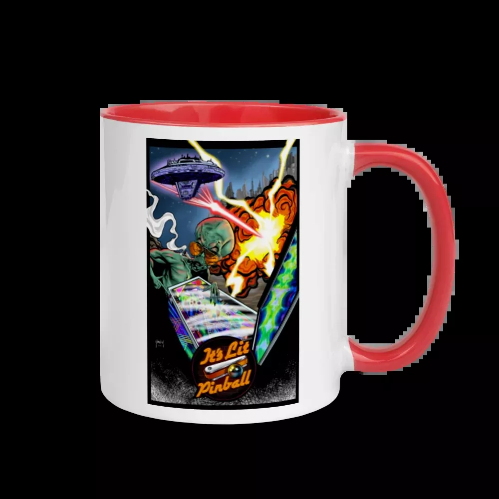 It's Lit Pinball Alien - Mug