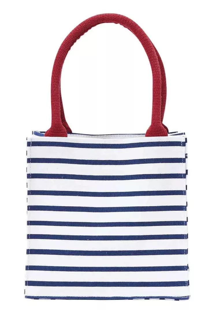 Itsy Bitsy Tote - Navy Bateau Stripe