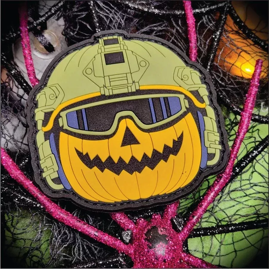 Jack - Pumpkin Helmet -3" PVC Patch