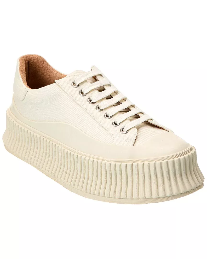 Jil Sander Logo Canvas Sneaker