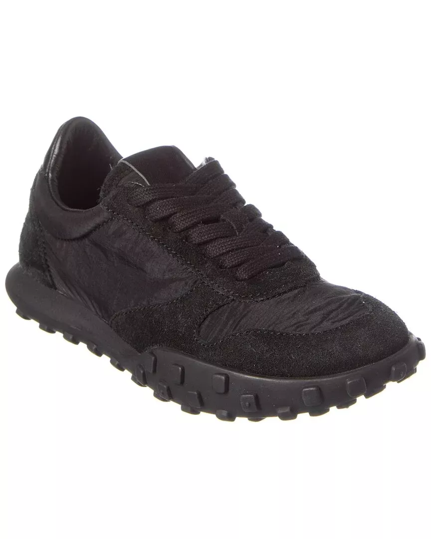Jil Sander Nylon & Suede Sneaker
