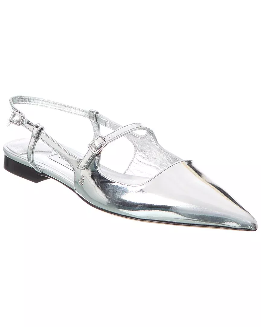 Jimmy Choo Didi Leather Slingback Flat