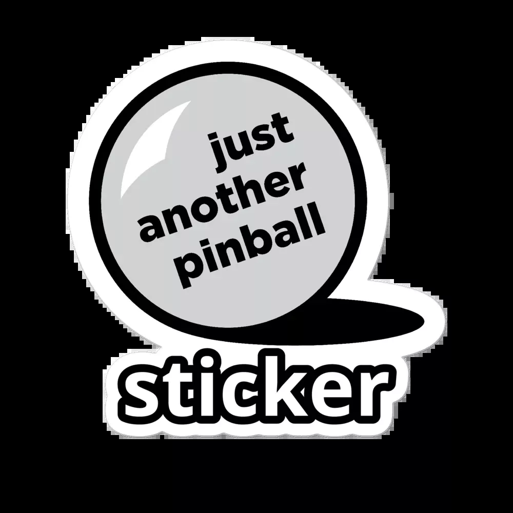 just another pinball - Stickers