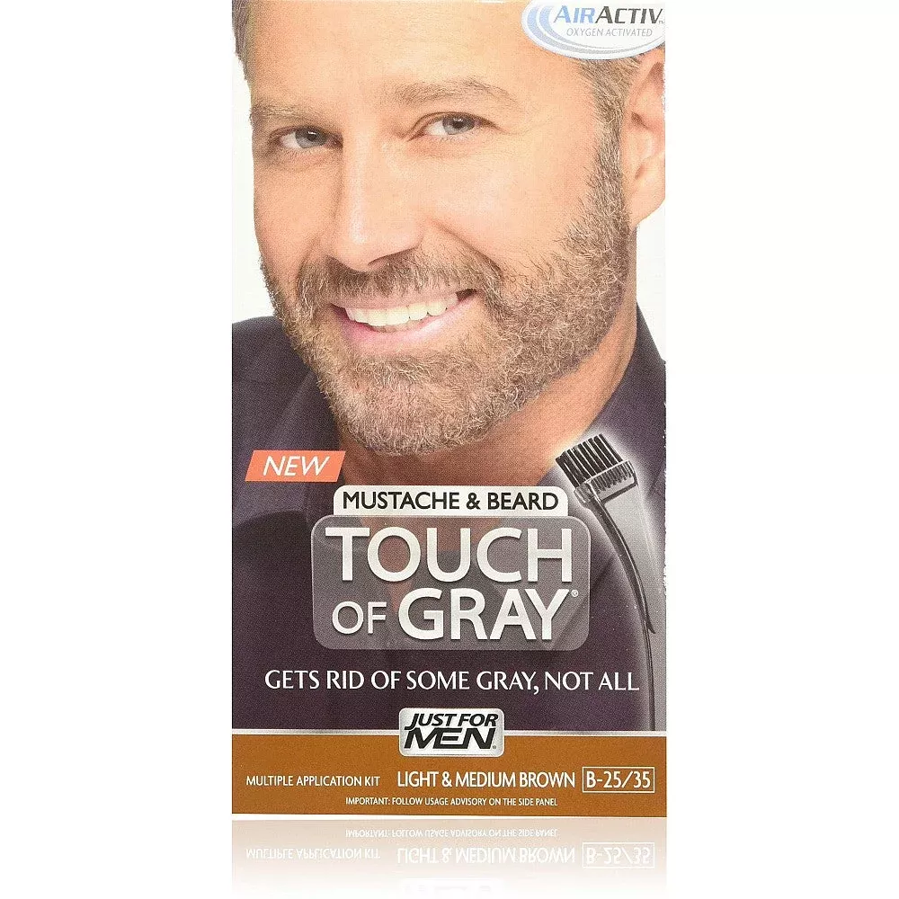 Just For Men Touch of Gray Light & Medium Brown Kit