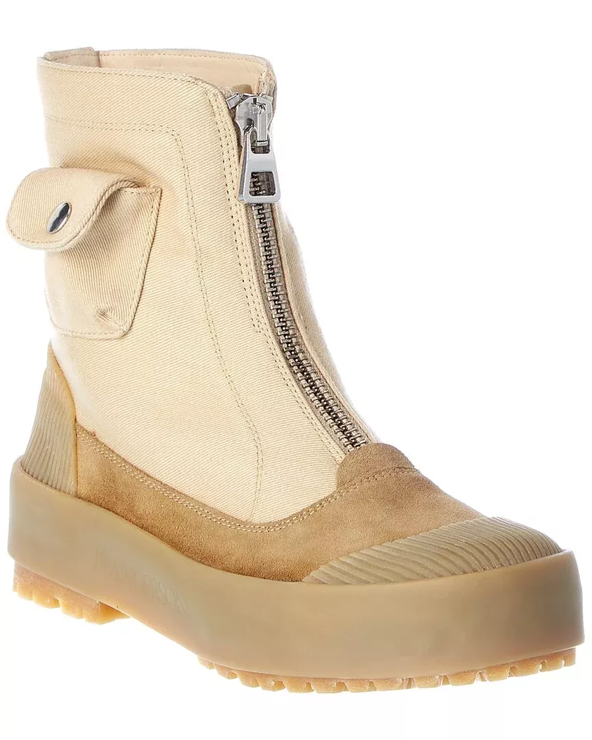Jw Anderson Canvas & Suede Bootie