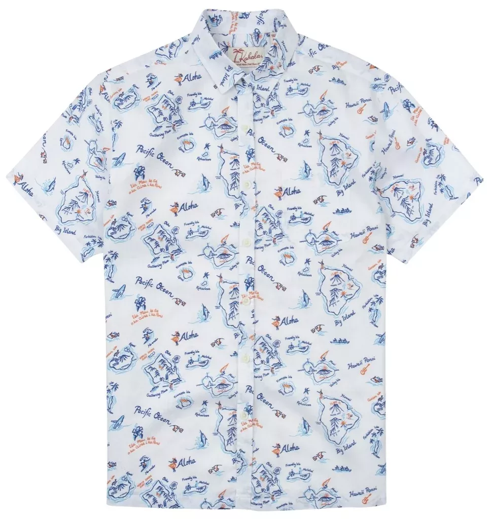 Kahala Shirts Exploration White
