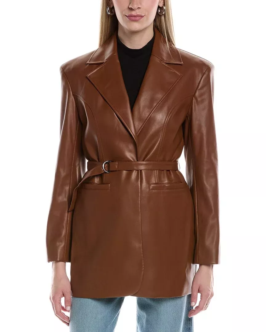Kenneth Cole Belted Jacket