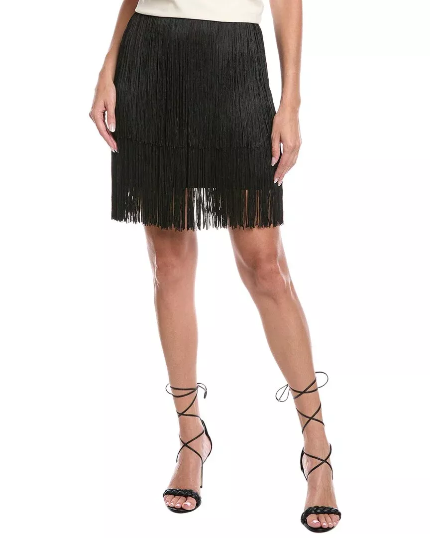 Kenneth Cole Fringe Mini Skirt