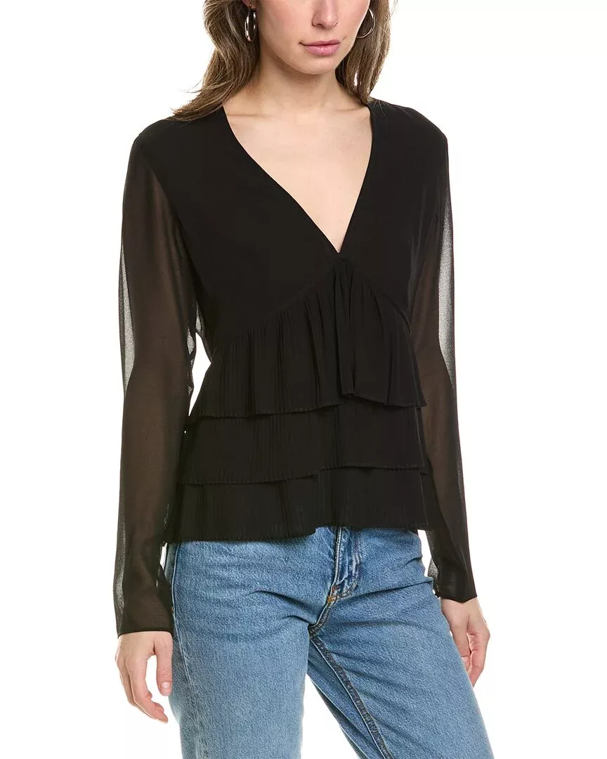 The Kooples Pleated Top