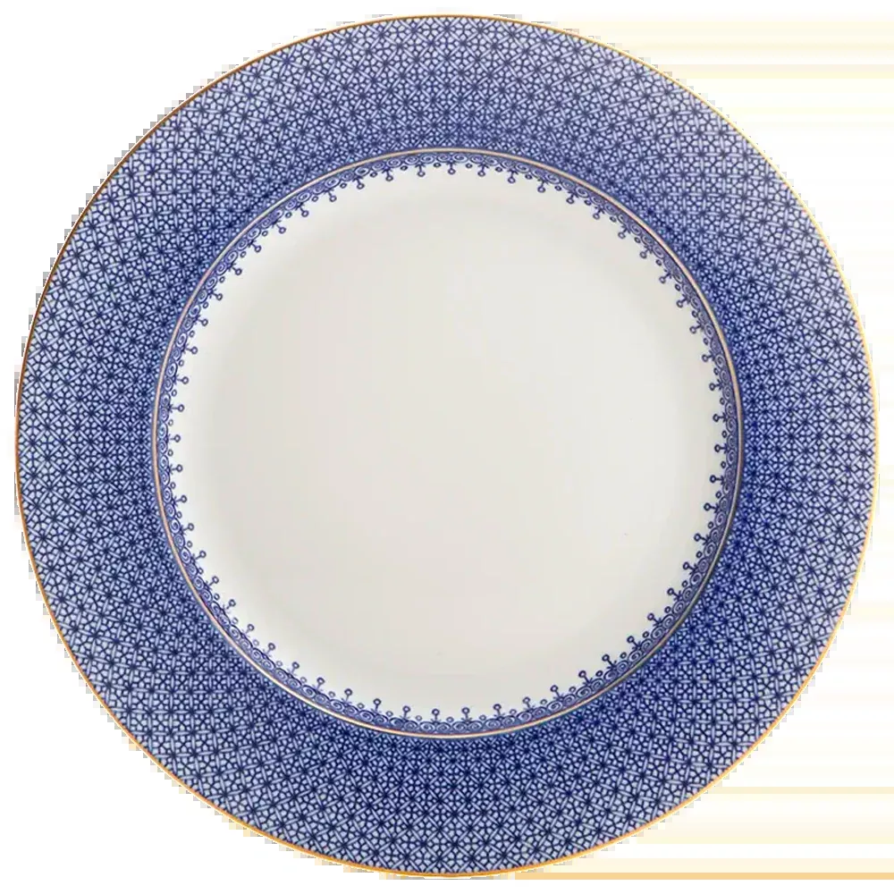 Lace Dinner Plate - Blue