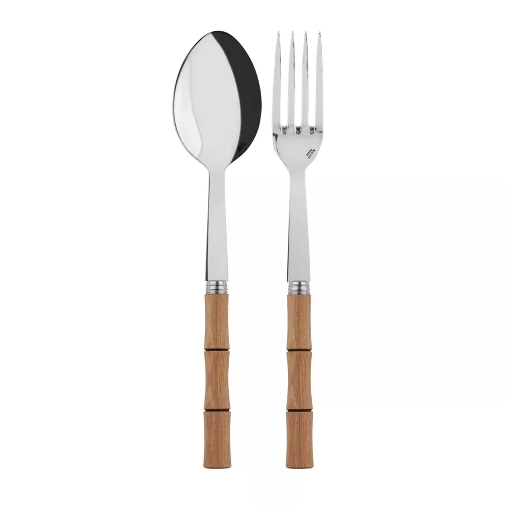 Light Wood Flatware - Serving Set
