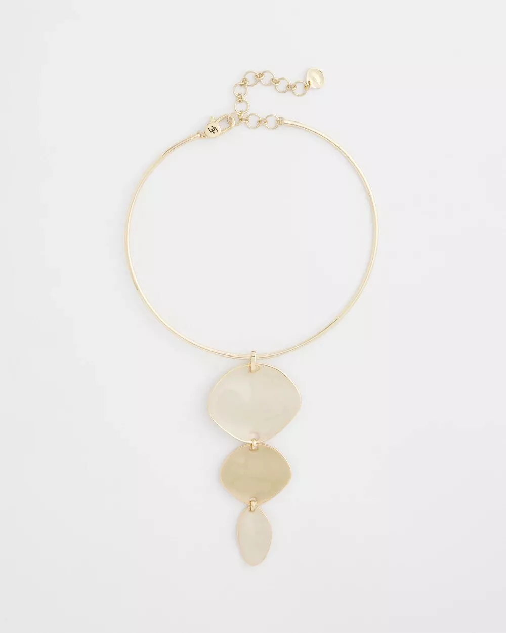 Linear Reversible Pendant Necklace