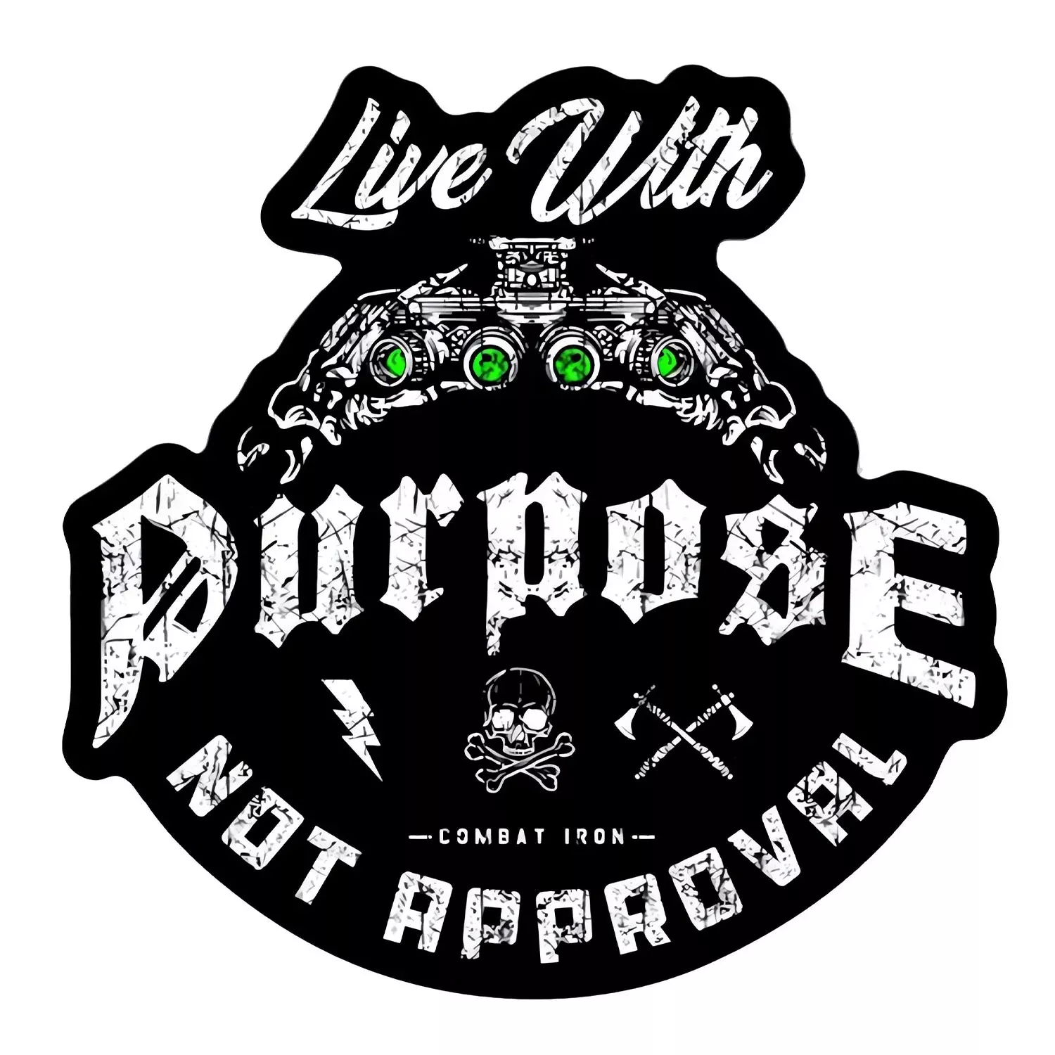 Live With Purpose, Not Approval Decal