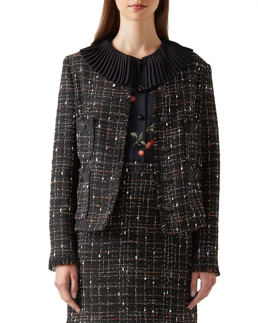 Lk Bennett Angelica Wool-Blend Jacket