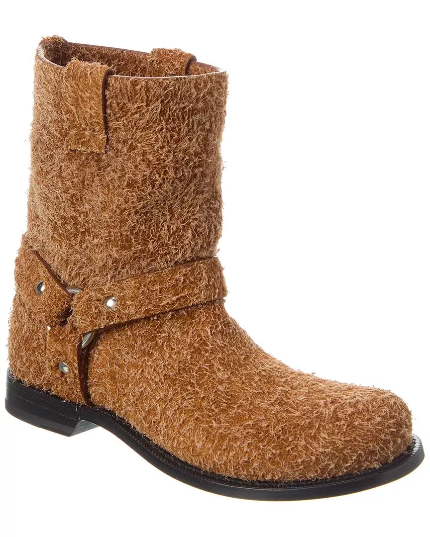 Loewe Campo Suede Biker Boot