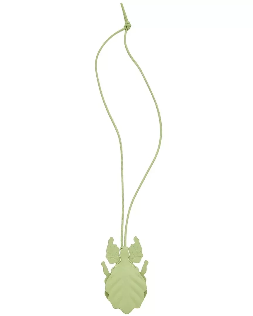 Loewe Leaf Insect Leather Keyfob Charm