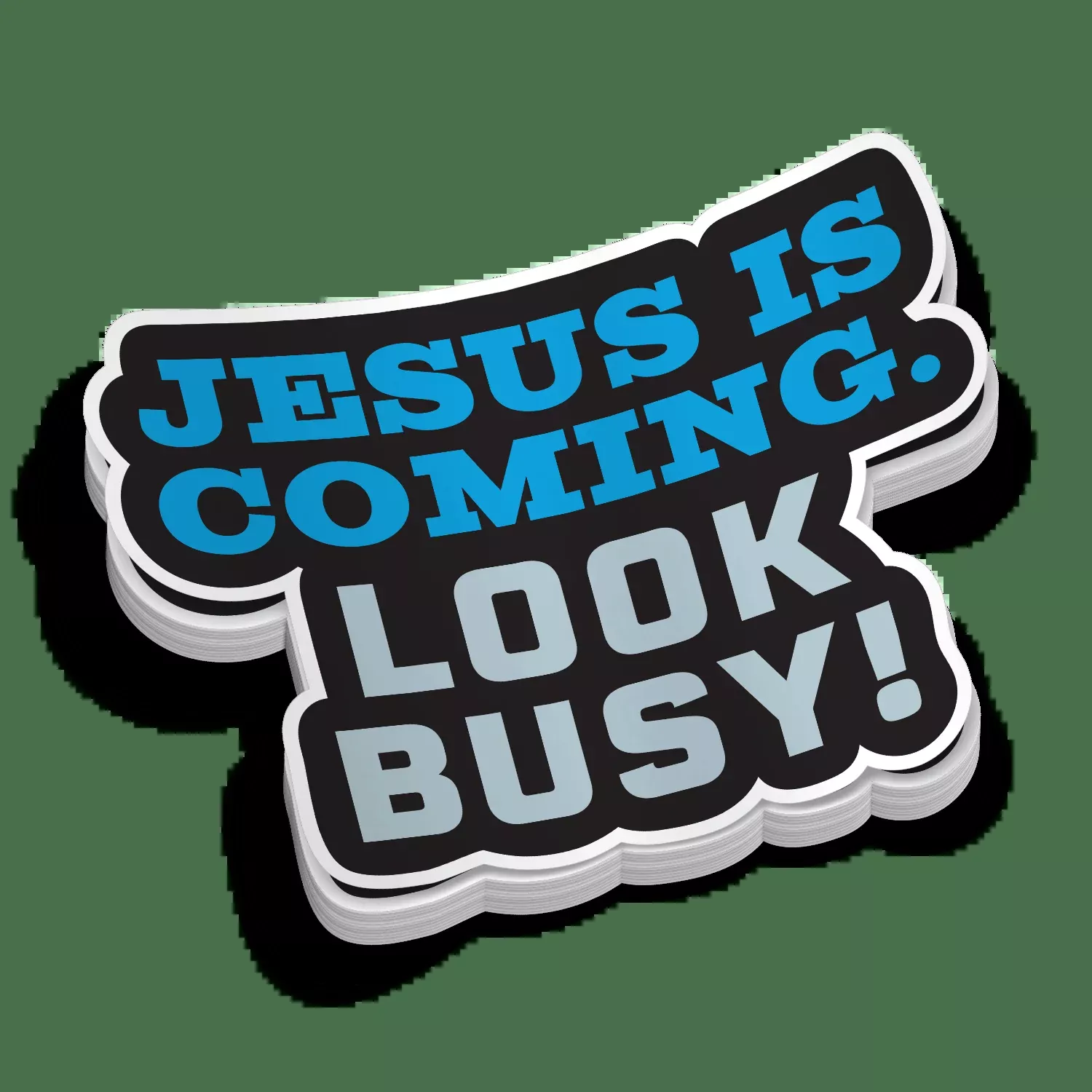 Look Busy -Hard Hat Decal