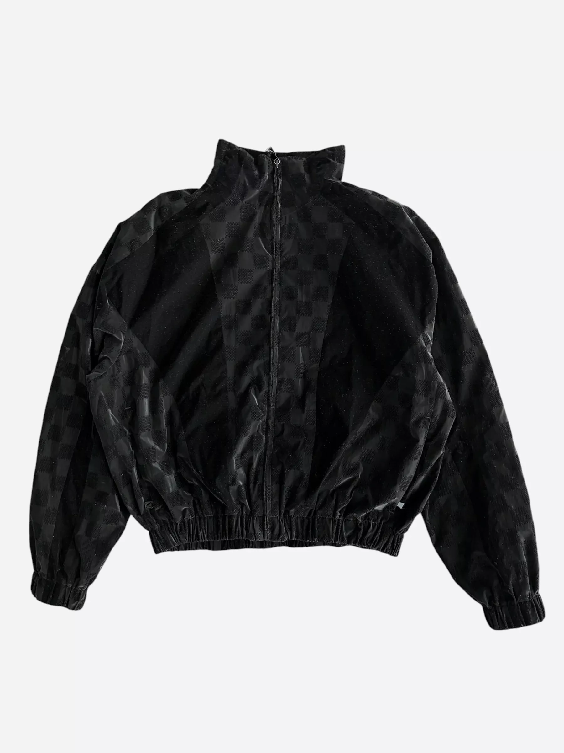 Louis Vuitton Black Damier Track Jacket