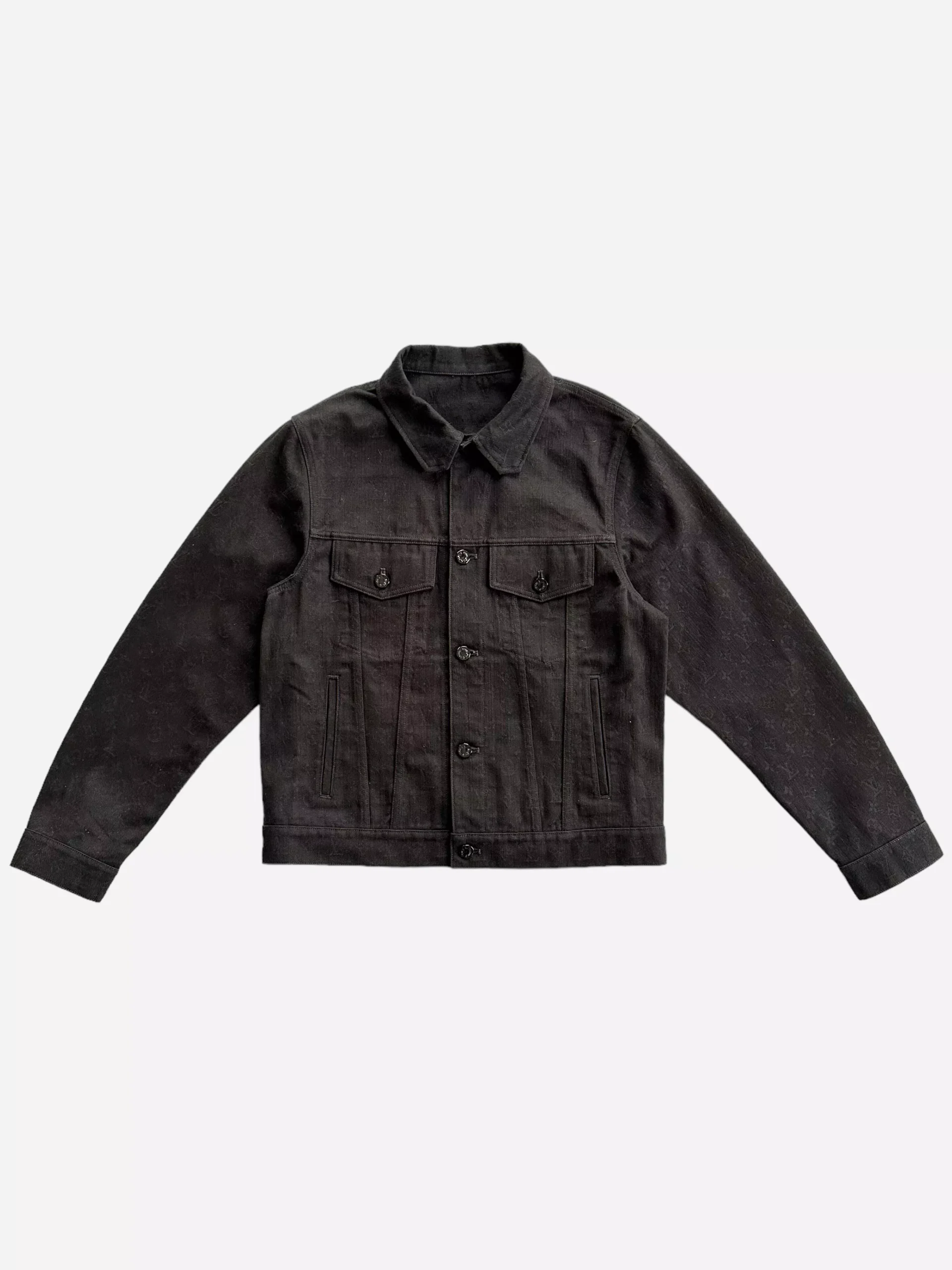 Louis Vuitton Black Monogram Denim Jacket