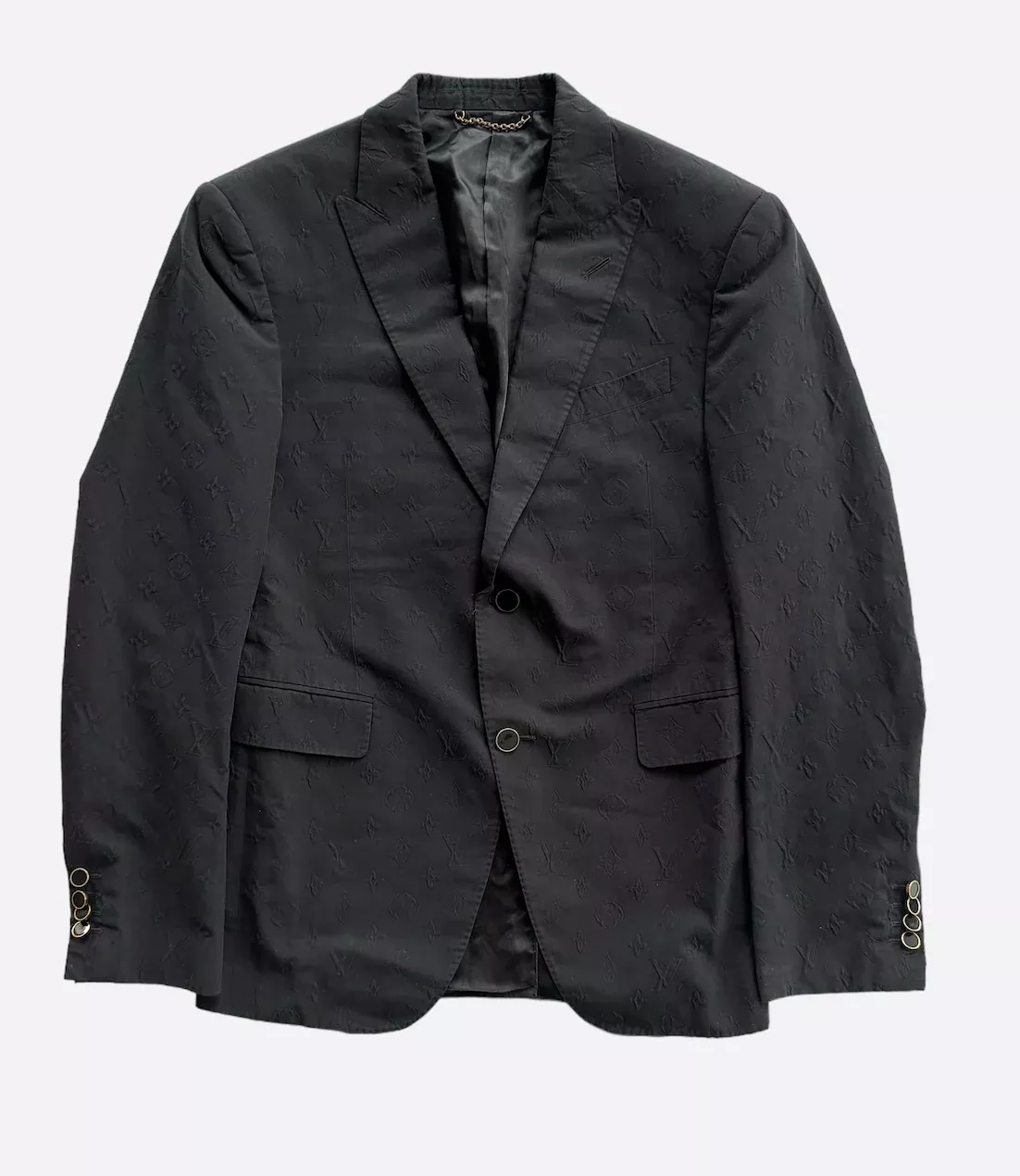 Louis Vuitton Black Monogram Suit Jacket