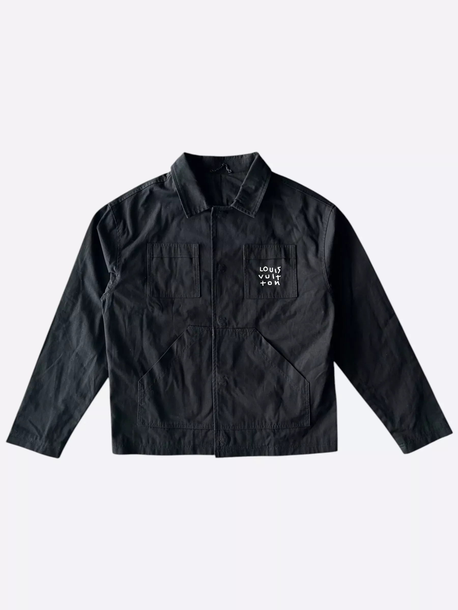 Louis Vuitton Black & White LV Spread Work Jacket