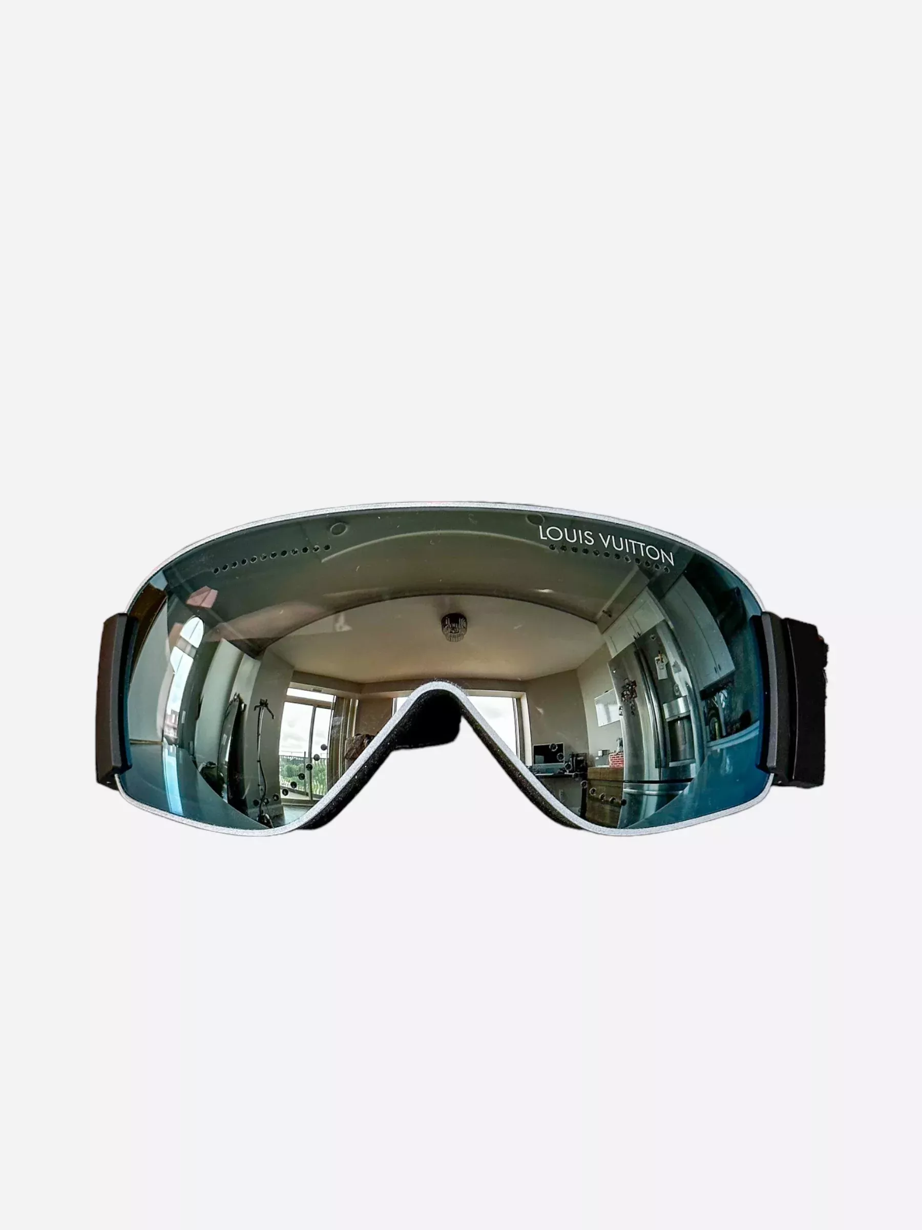 Louis Vuitton Black & White Monogram Ski Goggles