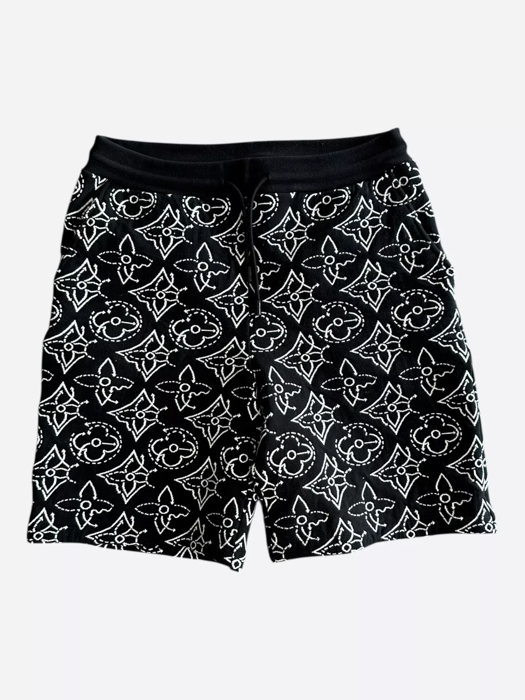 Louis Vuitton Black & White NBA Monogram Shorts